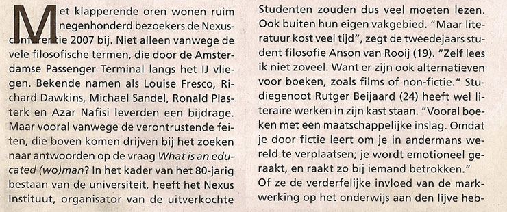 Onderwijs tegen barbarij