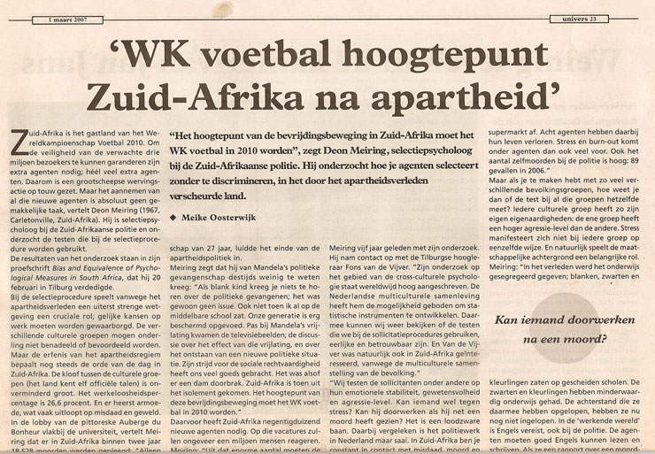 Voetbal & Apartheid